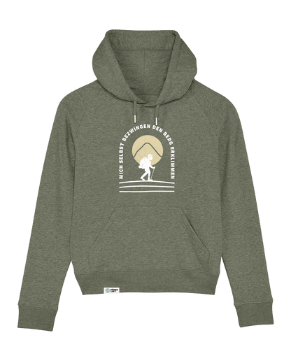 Mich selbst bezwingen - den Berg erklimmen  - Damen Hoodie