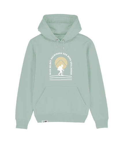 Mich selbst bezwingen - den Berg erklimmen  - Unisex Hoodie