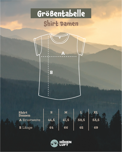 Alpenhörner Stick - Damen Shirt