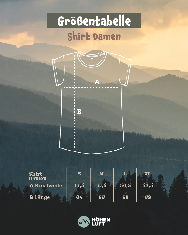 Raufgehen - Runterkommen  - Damen Shirt