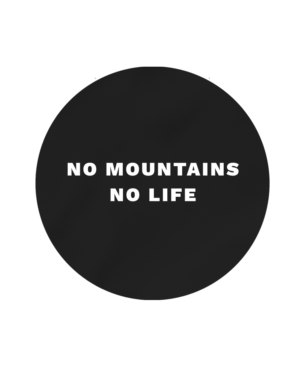 No Mountains No Life Stick - Unisex Hoodie